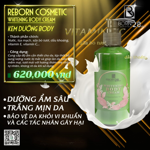 Sữa tắm trắng da Reborn